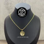 Gargantilla acero inoxidable dorada - yi...