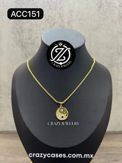 Gargantilla acero inoxidable dorada - yi...