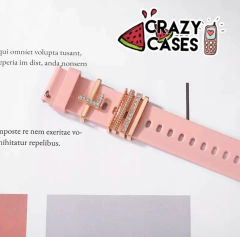 Charms Smartwatch- Chapa de Oro L