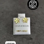 FLOR DIAMANTADA GRANDE - Oro 10K