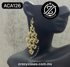 Aretes de acero inoxidable - Filigrana c...