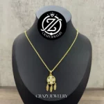 Gargantilla acero inoxidable dorada - At...