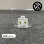 Estrella lisa G- Oro 10K