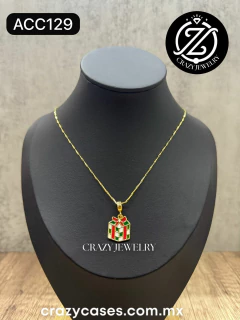 Gargantilla acero inoxidable dorada - Re...