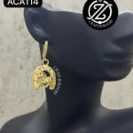 Arracadas de acero inoxidable- Herradura...