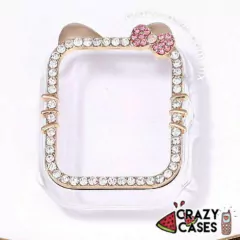 Case cristales gold hello kitty 44mm