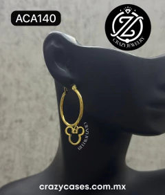 Arracadas - acero inoxidable - Silueta M...