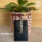 Arracadas tubulares facetadas (plarrl-01...