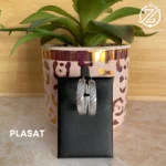 Arracadas caramelo lisas (plasat)
