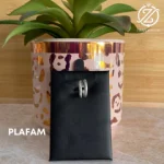 Arracadas tubulares facetadas (plafam)