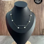 Gargantilla de acero inoxidable - dorada...