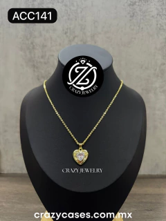 Gargantilla acero inoxidable dorada - Co...