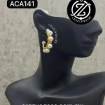 Arracadas - acero inoxidable - perlas