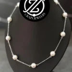 Gargantilla con Perlas Swarovski - Plata...