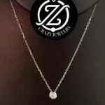 Gargantilla con circonia - Plata Italian...