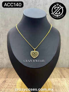 Gargantilla acero inoxidable dorada - Co...