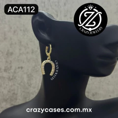 Arracadas de acero inoxidable- Herradura...