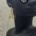 Arracadas de acero inoxidable- Herradura...