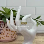 Anillo acero dorado ajustable - Eslabone...