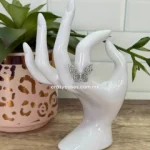 Anillo acero plateado ajustable - Maripo...