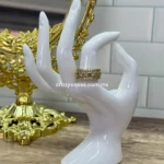 Anillo acero dorado ajustable - Zirconis...