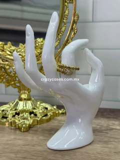 Anillo acero dorado ajustable - Serpient...