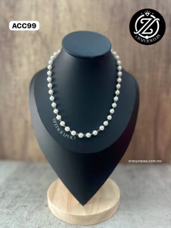 Gargantilla de acero inoxidable - dorada...