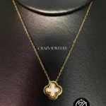 GARGANTILLA PLATA DORADA .925- VAN CLEEF...