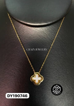 GARGANTILLA PLATA DORADA .925- VAN CLEEF...