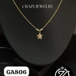 Gargantilla oro 10k ley - Flor 3 oros