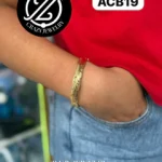 BRAZALETE ACERO INOXIDABLE - HOJA LARGA