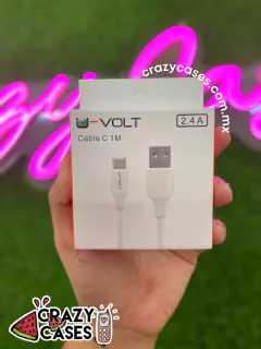 Cable Volt Blanco Usb - C 1M
