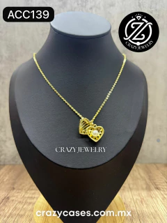 Gargantilla acero inoxidable dorada - Co...