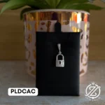 Candado con cristales - dije de Plata .9...