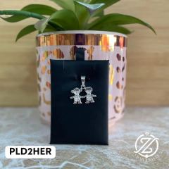 2 Hermanos - dije de Plata .925