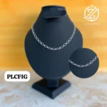 Cadena de Plata Italiana - tipo Figaro d...