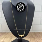 Gargantilla de acero inoxidable - Tres b...