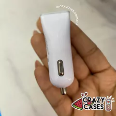 Adaptador para carro 2 puertos USB 1hora