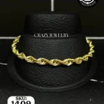 PULSO TORSAL GRUESA ORO 14K