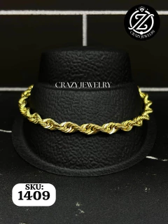 PULSO TORSAL GRUESA ORO 14K