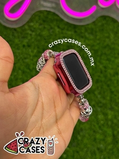 Bumper cristales Barbie pink 42 mm + mic...