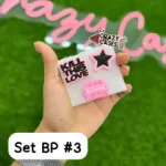 Set de pines/charms Black pink #3