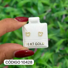 Mariposa Silueta -Oro 10K