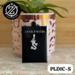 Inicial con corona y cristales Letra S-...