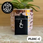 Inicial con corona y cristales Letra C-...