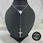 Cadena/Gargantilla Rosario Plata .925