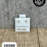 CUADRO BISEL LISO 3MM - Oro 10K