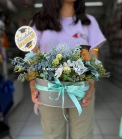 ARREGLO BASE METAL M- AZUL CAPIBARA