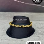 Pulso Tiffany gold delgada Modelo #55 ac...