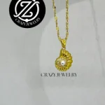 Gargantilla dorada de acero inoxidable -...